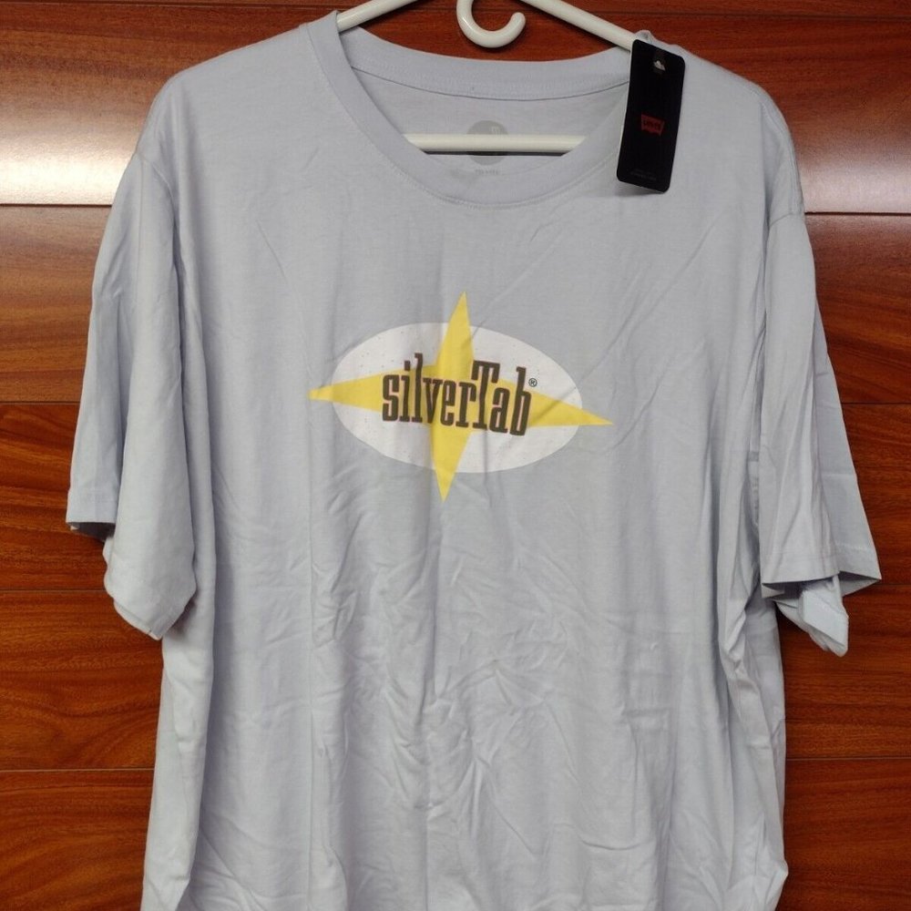 Men's Levis Silver Tab Short Sleeve T Shirt Size 2XL with Tags